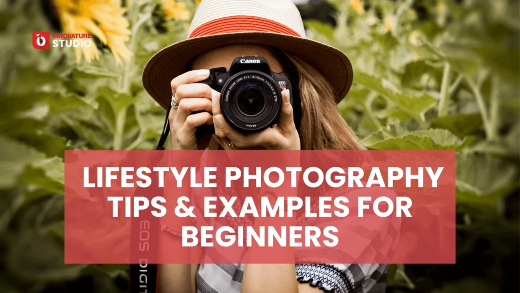 Photographer capturing nature in field for lifestyle photography guide thumbnail.