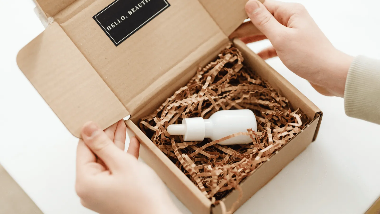 Reveal the secret to glowing skin with this skincare unboxing in ecommerce product videos.