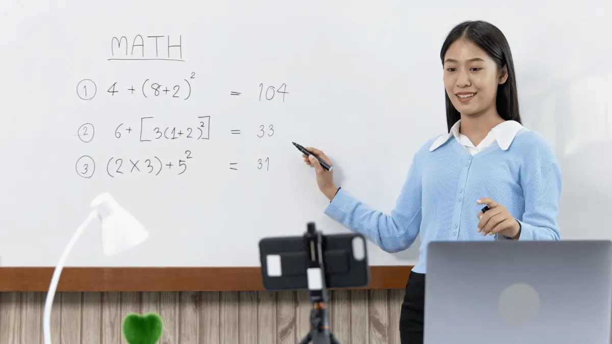 Use aspect ratios for education content marketing that suit each platform like 16:9 for YouTube