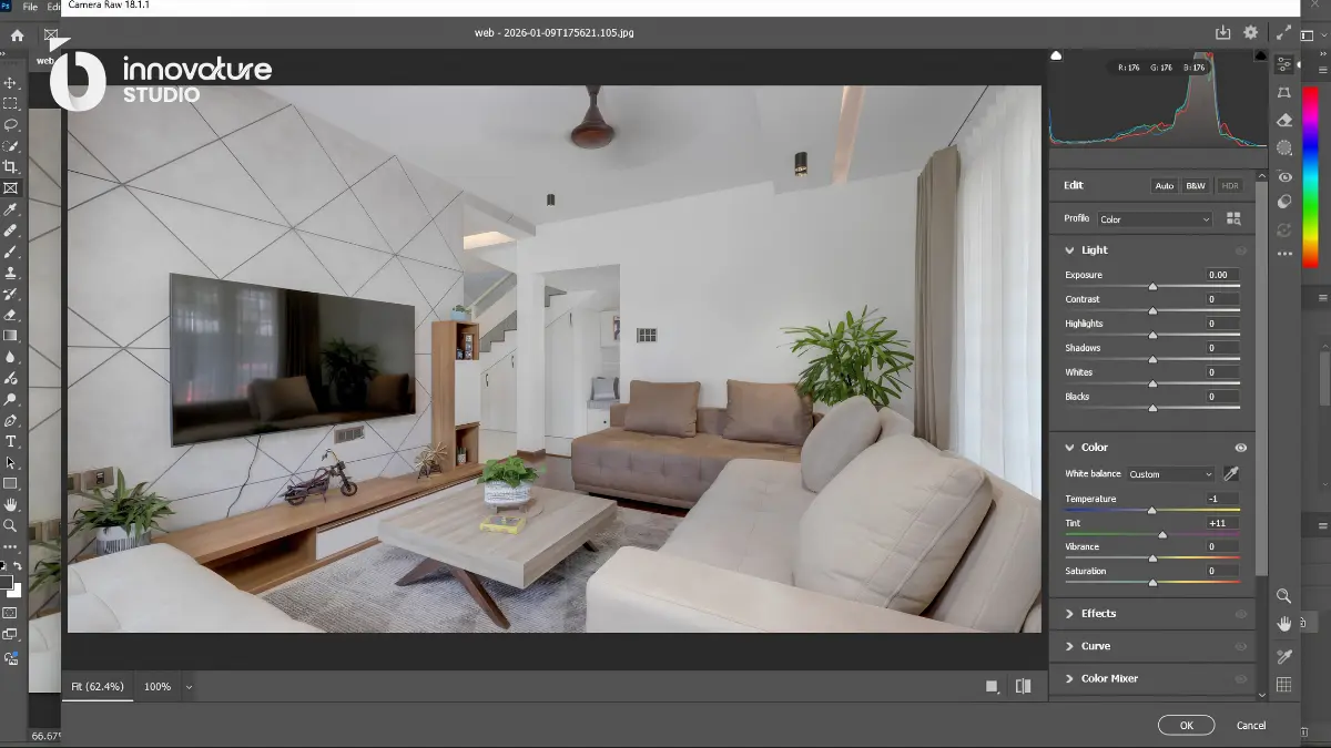White walls should look white, not creamy, to build buyer trust